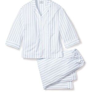NWOT Olivia Wide Leg Periwinkle Striped Pajama Set